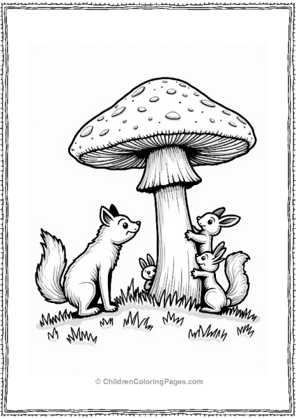 Wolverine And The Giant Mushroom Free PDF Printable