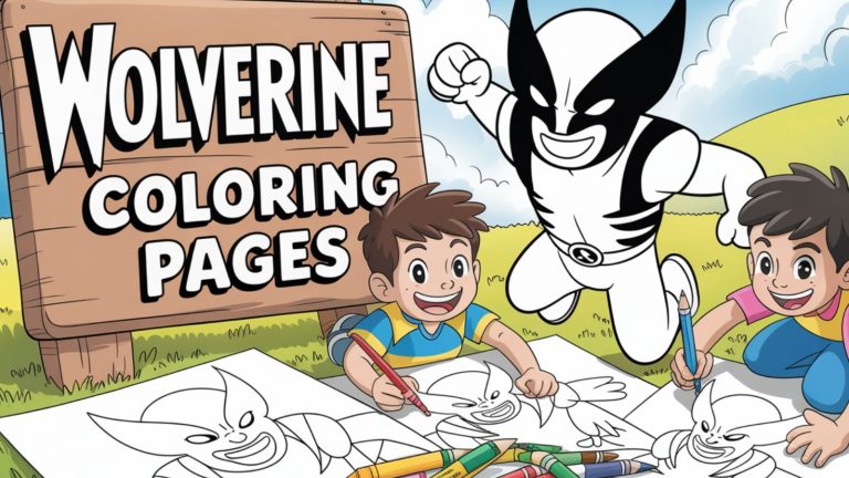Wolverine Coloring Pages