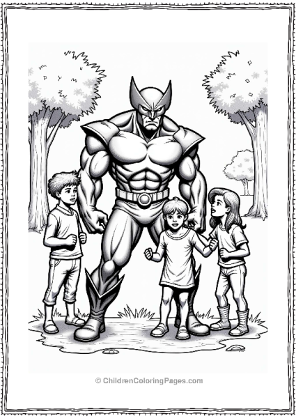 Wolverine Protecting A Family Free PDF Printable