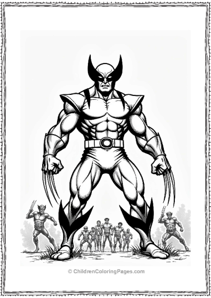 Wolverine Protecting Civilians From Danger Free PDF Printable