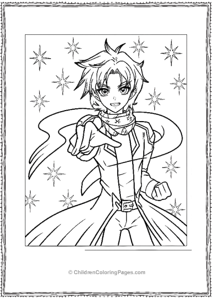 Yu Gi Oh Anime Character With Blonde Hair Free PDF Printable