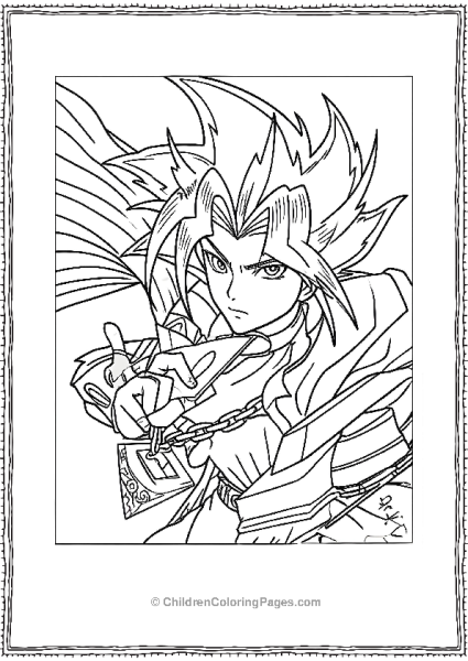 Yu Gi Oh Anime Character Free PDF Printable