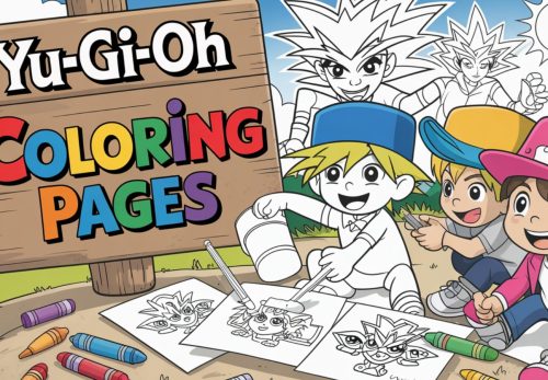 Yu-Gi-Oh Coloring Pages – Free PDF Printables 🧠✨🧩 🃏💥