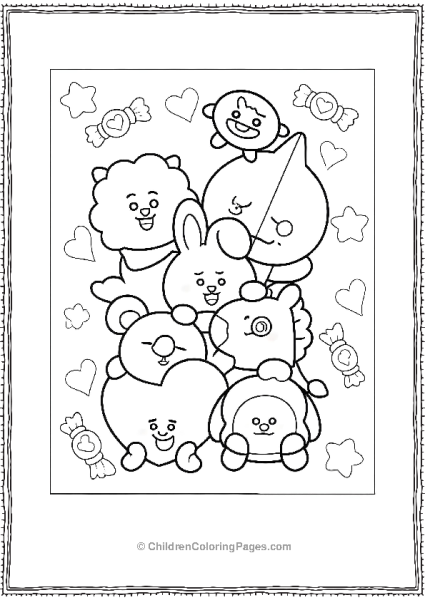 BT21 Characters Free PDF Printable