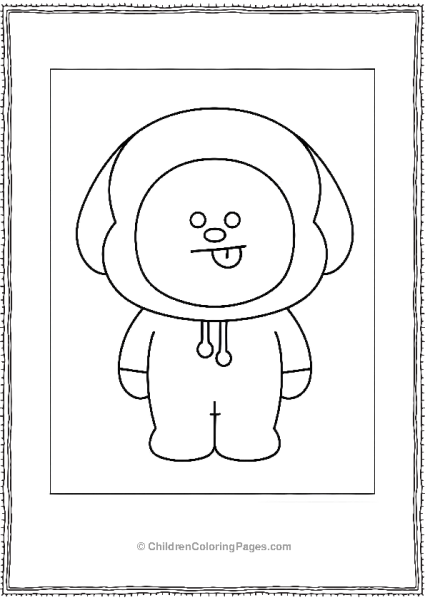 BT21 Chimmy Free PDF Printable