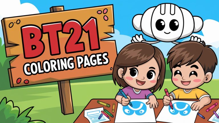 Bt21 Coloring Pages