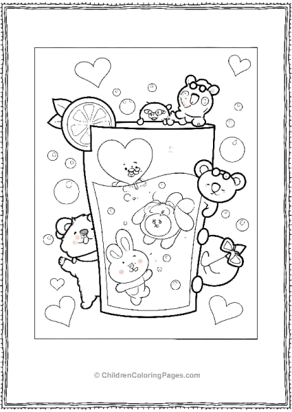 BT21 Iced Tea Free PDF Printable