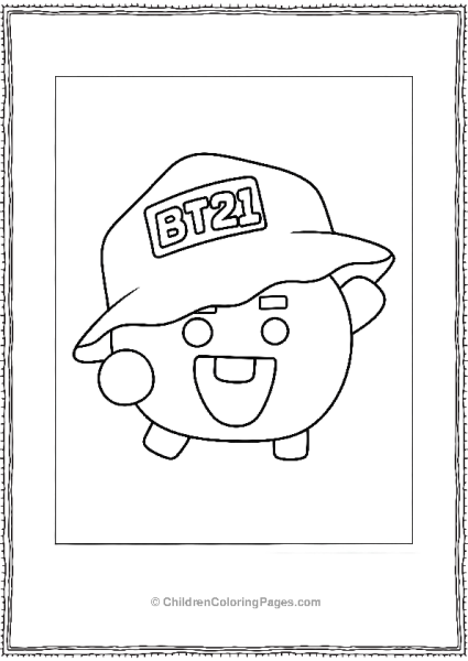 BT21 Shooky Free PDF Printable
