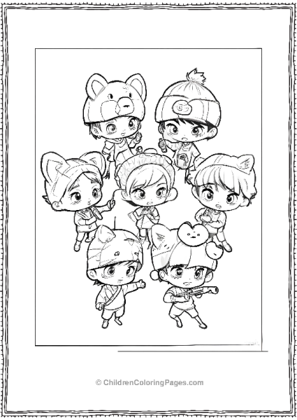 BTS Members Free PDF Printable