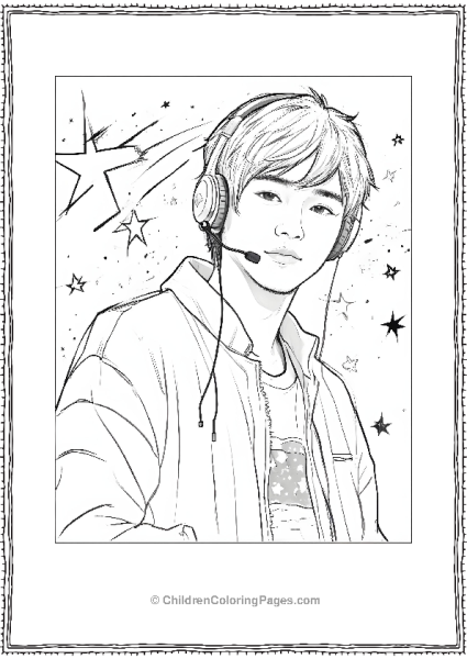 BTS V On Stage Free PDF Printable