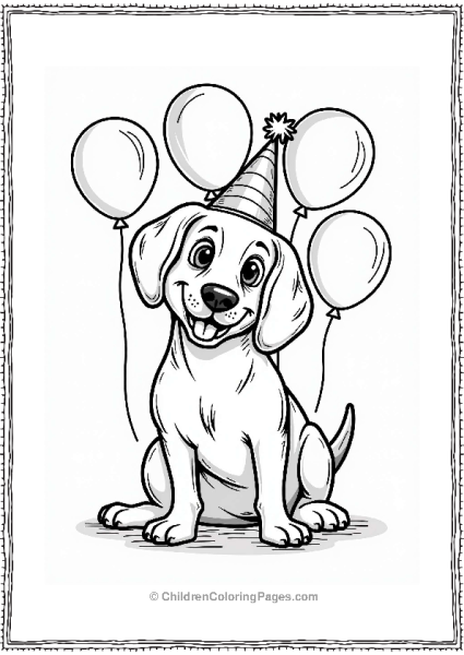 Beagle Birthday Celebration Free PDF Printable