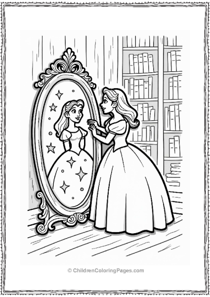 Belle And The Enchanted Mirror Free PDF Printable