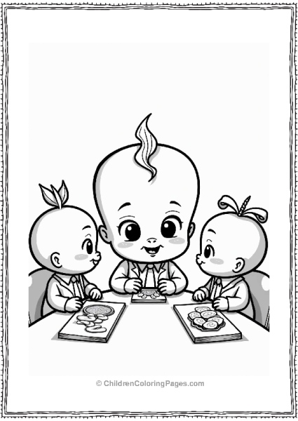 Boss Baby Snack Strategy Meeting Free PDF Printable
