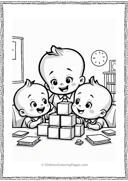Boss Baby Teamwork Building Blocks Free PDF Printable