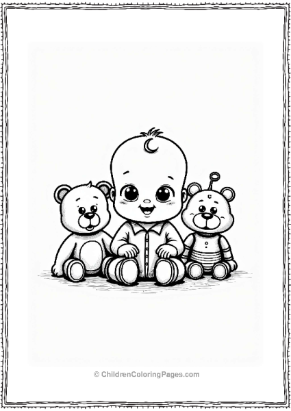 Boss Baby With Toy Friends Free PDF Printable