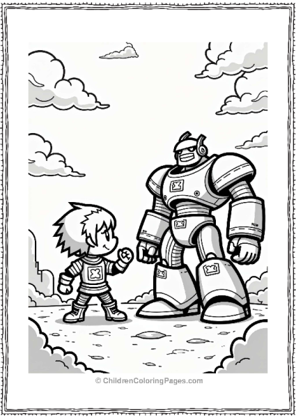 Brawl Stars Character Vs Giant Robot Showdown Free PDF Printable