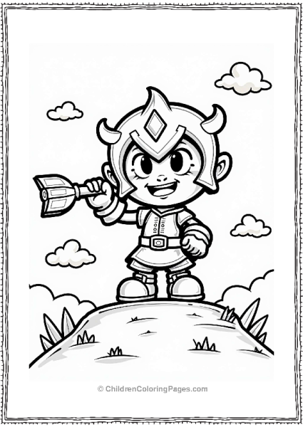 Brawl Stars Character With Weapon Free PDF Printable