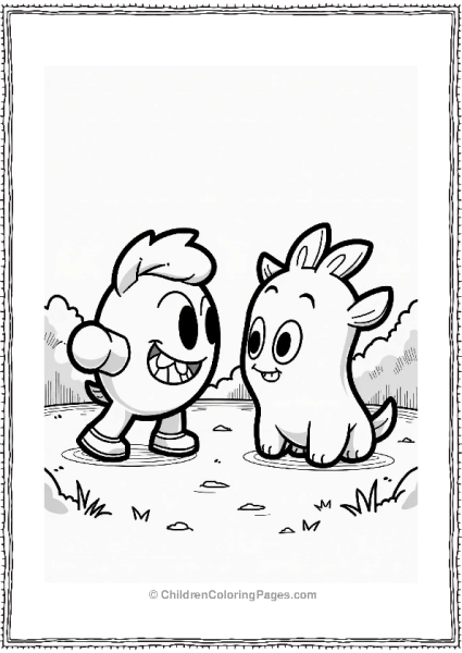 Brawl Stars Character S Playful Encounter Free PDF Printable