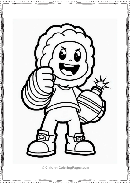 Brawl Stars Dynamike Ready To Throw A Bomb Free PDF Printable