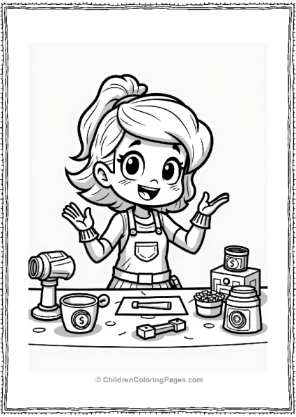 Brawl Stars Jessie Conducting A Workshop Free PDF Printable