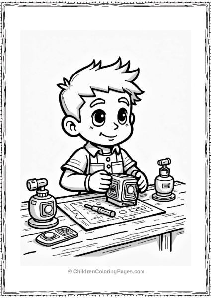 Brawl Stars Rico Assembling A Gadget Free PDF Printable