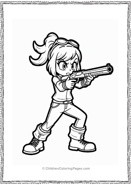 Brawl Stars Shelly Ready For Battle Free PDF Printable