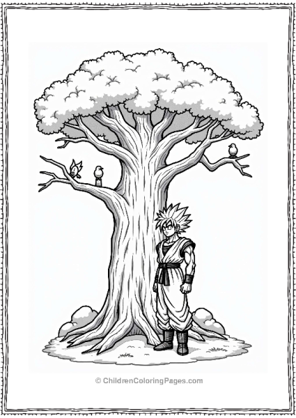 Broly And The Ancient Tree Free PDF Printable