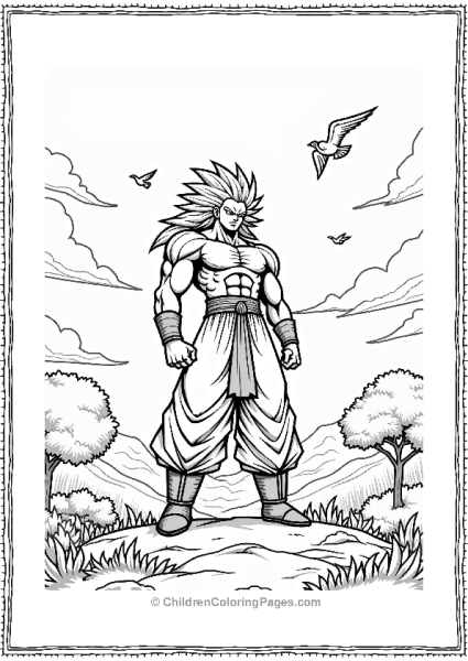 Broly As Natures Guardian Free PDF Printable