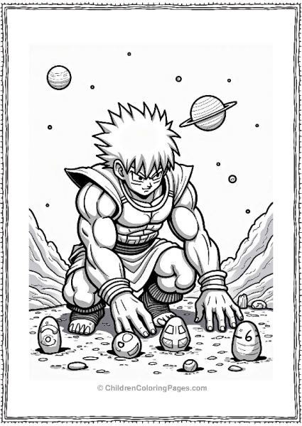 Broly Discovering Alien Artifacts Free PDF Printable