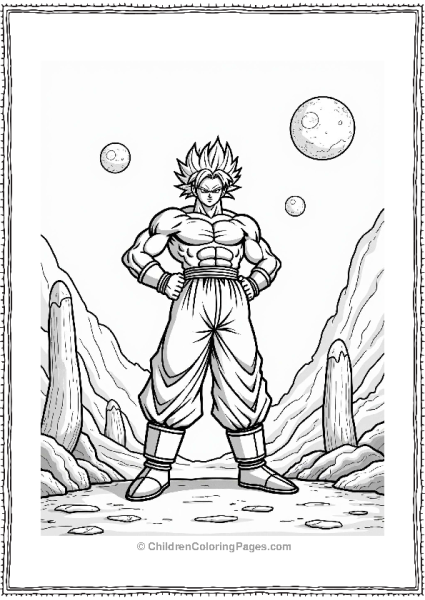 Broly On An Alien Planet Free PDF Printable