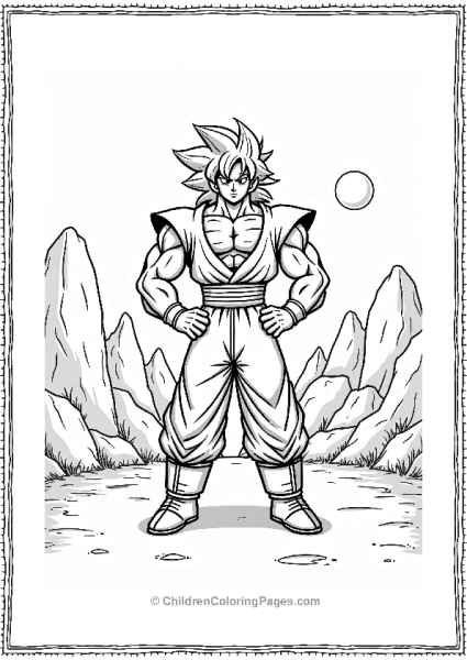 Broly Training In The Sunset Free PDF Printable