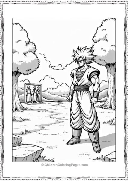 Broly Training In The Woods Free PDF Printable