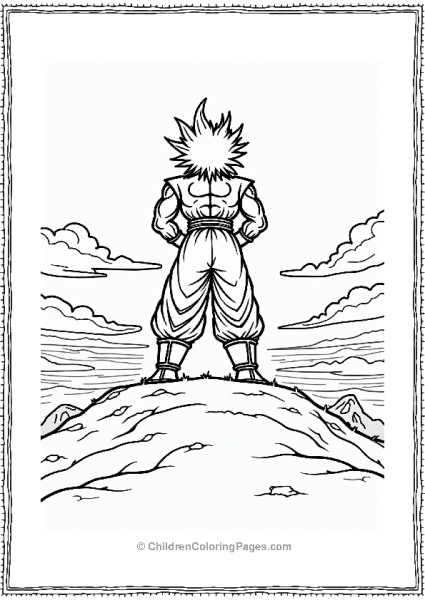 Broly Watching The Sunset Free PDF Printable