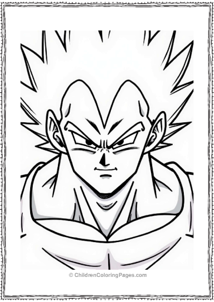 Brolys Intense Gaze Coloring Page Free PDF Printable