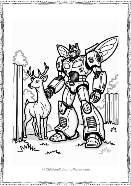 Bumblebee And The Stuck Deer Free PDF Printable