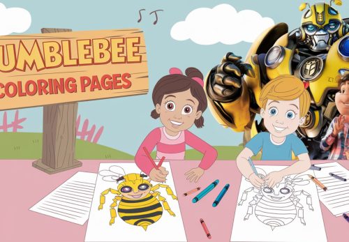 Bumblebee Coloring Pages – Free PDF Printables 🚗⚡🔧🚙