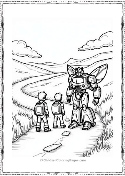 Bumblebee Guiding Lost Hikers Free PDF Printable