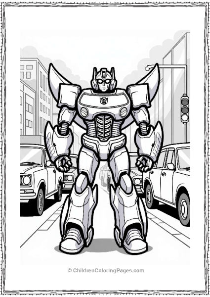 Bumblebee Stuck In Traffic Free PDF Printable
