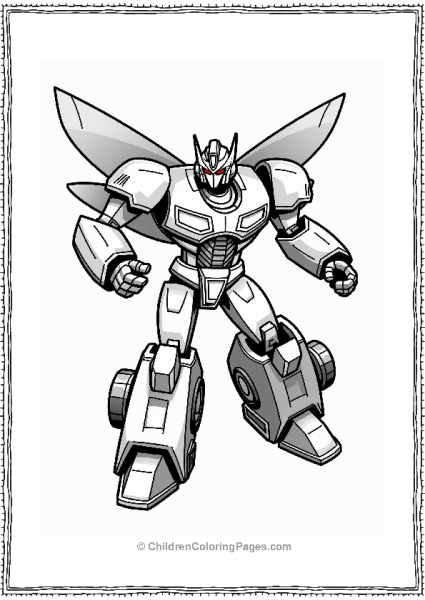 Bumblebee Transforming In Action Free PDF Printable