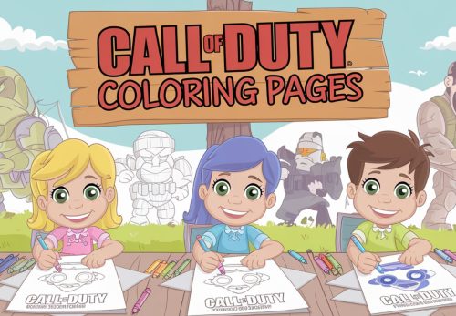 Call Of Duty Coloring Pages – Free PDF Printables 🎮🪖🧥🔫