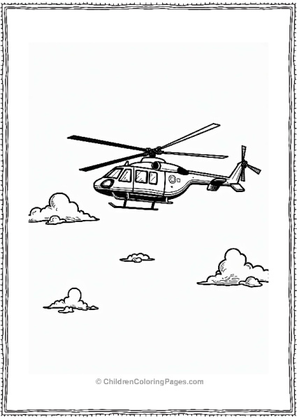 Call Of Duty Helicopter In The Sky Free PDF Printable