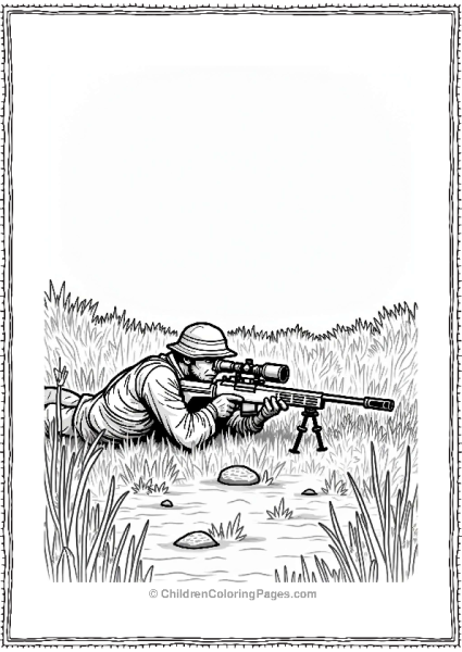 Call Of Duty Silent Sniper In The Field Free PDF Printable