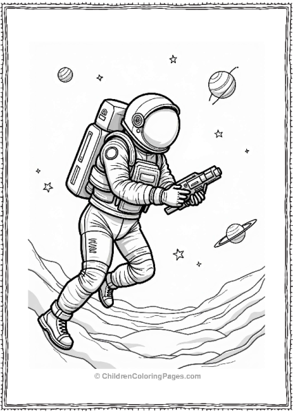 Call Of Duty Space Soldier In Zero Gravity Free PDF Printable