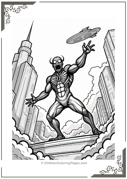 Carnage In A Futuristic City Free PDF Printable