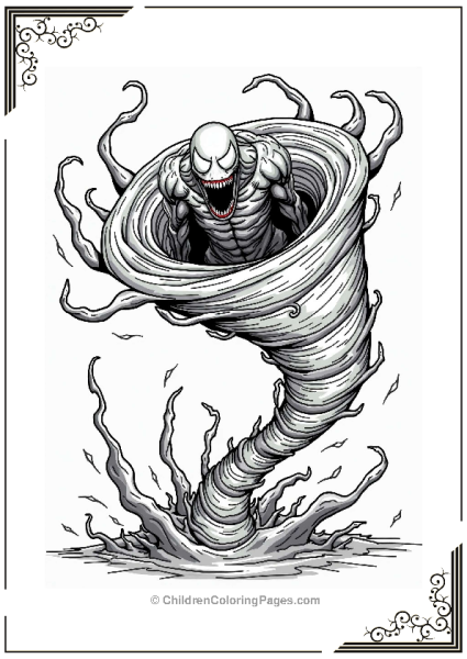 Carnage In A Swirling Tornado Free PDF Printable