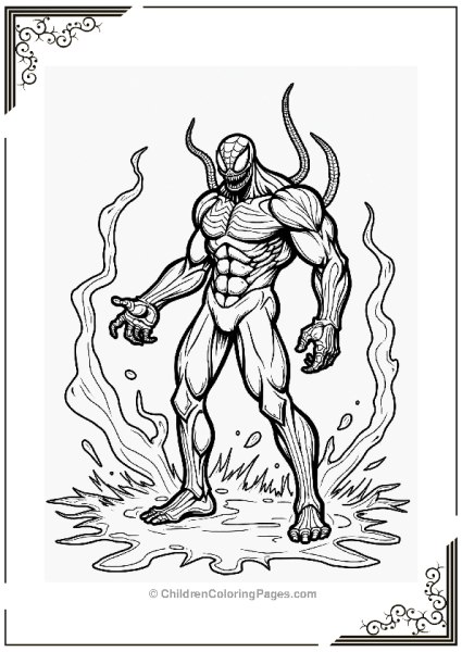 Carnage Symbiote Bonding Scene Free PDF Printable