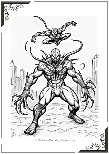 Carnage Vs Spider Man In Action Free PDF Printable