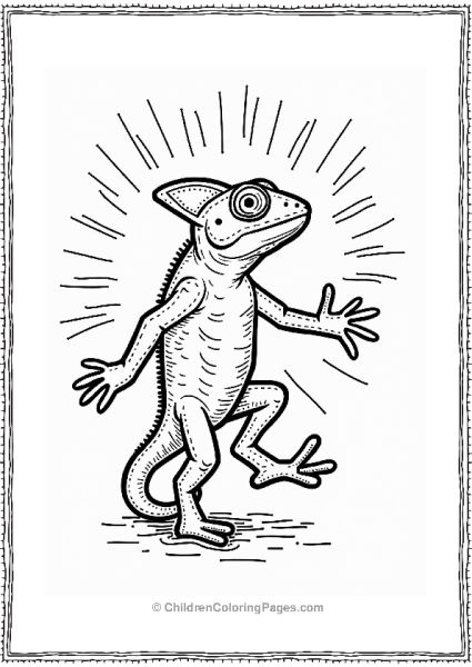 Chameleon Mid Dance Free PDF Printable