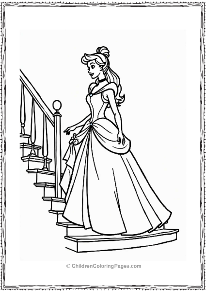 Cinderella At The Ball Free PDF Printable