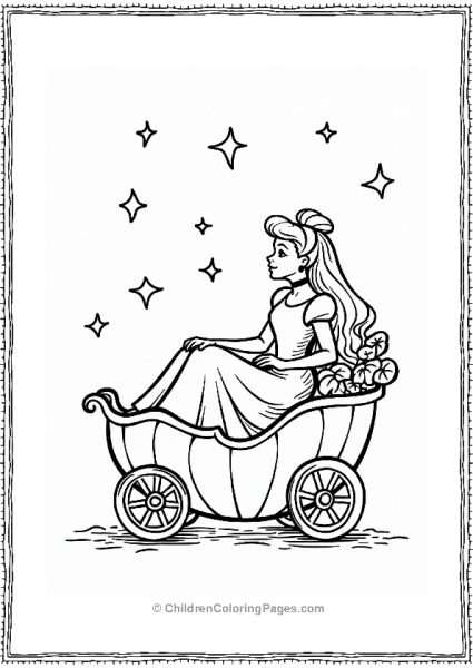 Cinderella In Her Pumpkin Carriage Free PDF Printable